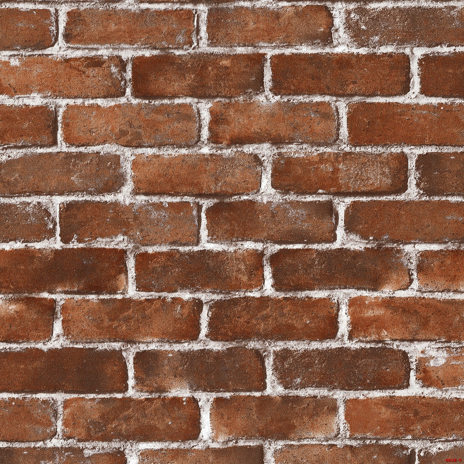 Giấy dán tường giả gạch màu nâu đỏ Albany 6816-3